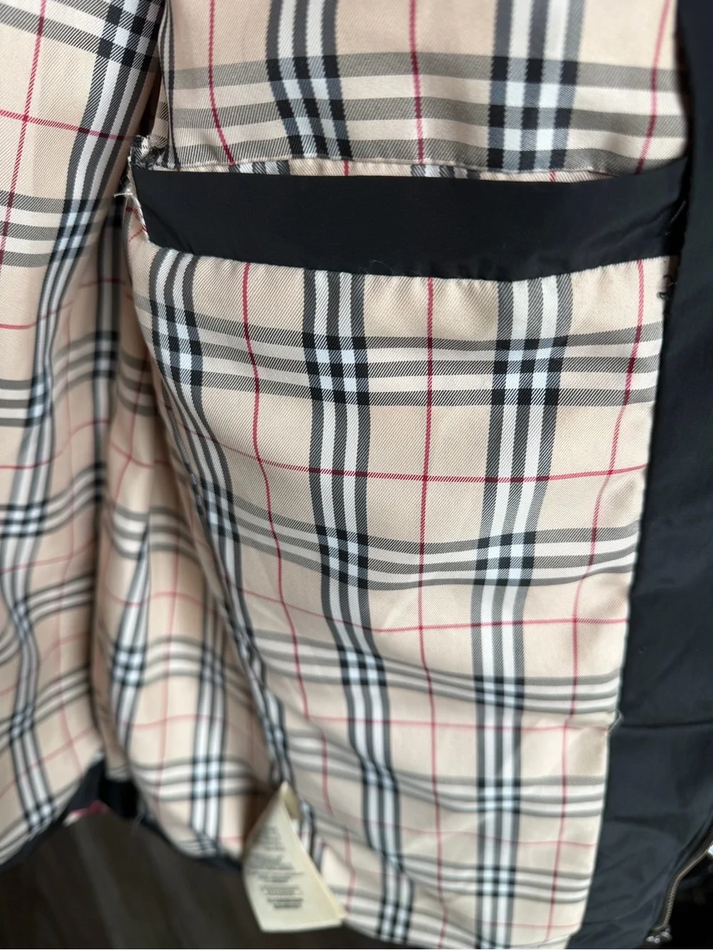 Burberry Black Quilted Down Puffer Jacket